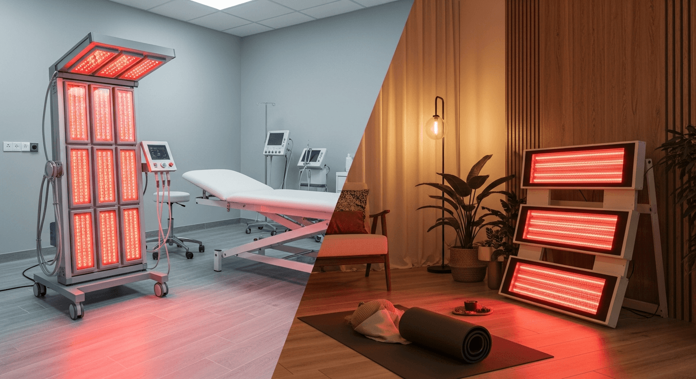 Red Light Therapy at Home vs. Professional Treatment: An Honest Comparison